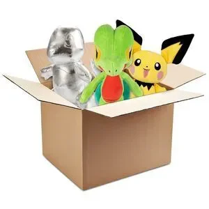 Toys Pokemon Mysteryblind Box 3pack Plush Assorted Receive
